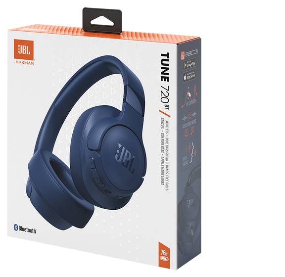 JBL TUNE 720BT - Kopfhörer mit Mikrofon - ohrumschließendBluetooth - kabellos -