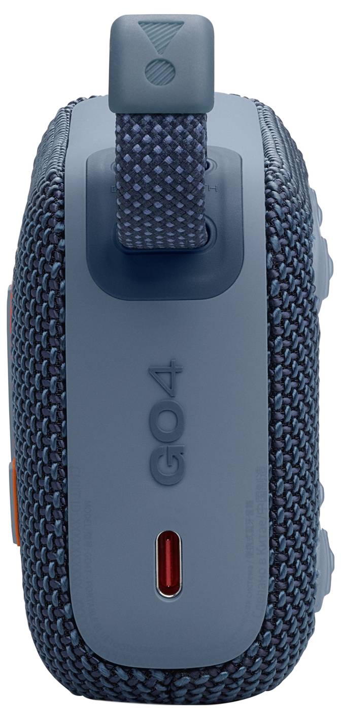 JBL Go 4 Bluetooth® Lautsprecher tragbar, staubfest, Wasserfest Blau
