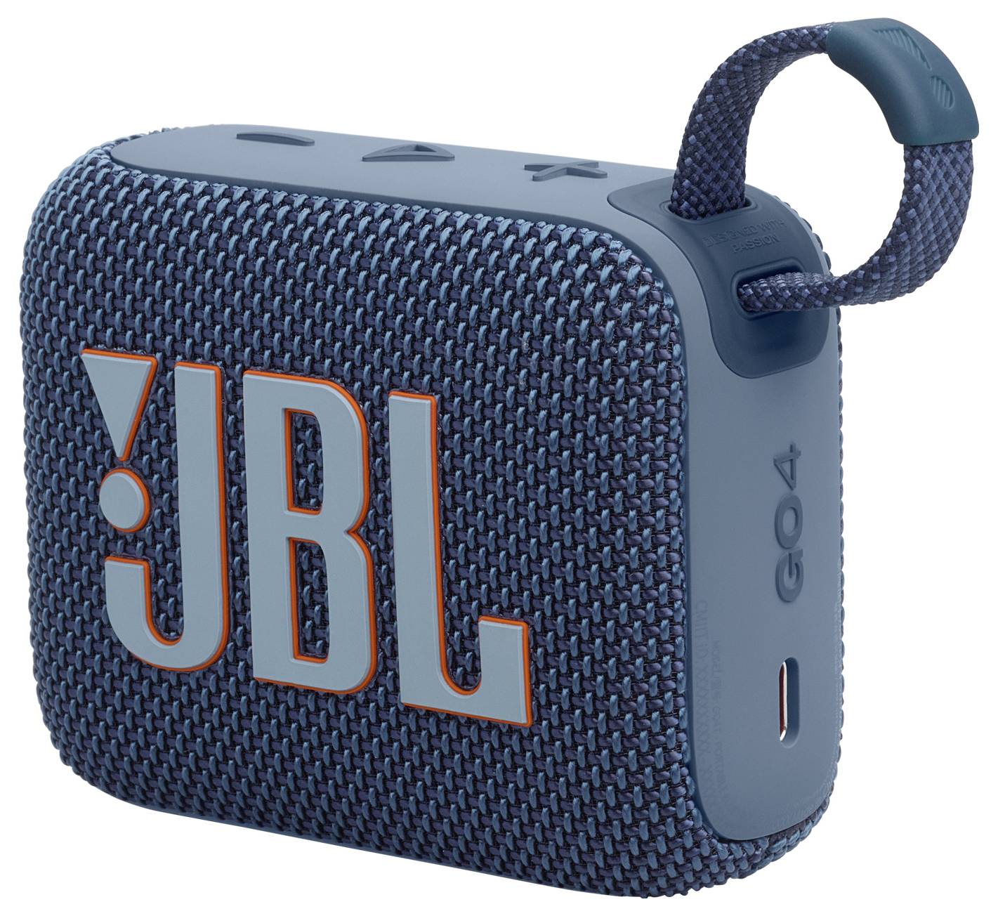 JBL Go 4 Bluetooth® Lautsprecher tragbar, staubfest, Wasserfest Blau
