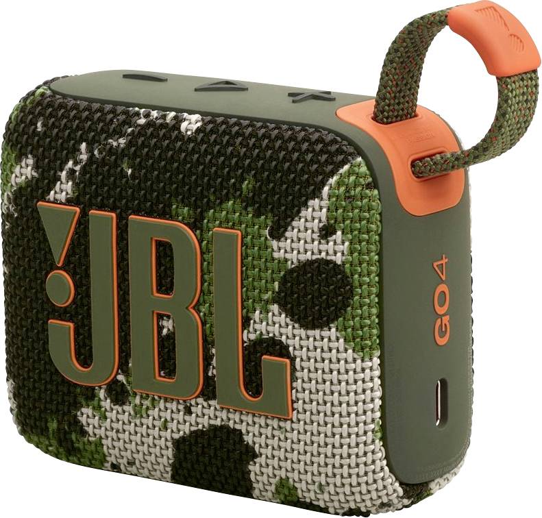 JBL Go 4 Bluetooth® Lautsprecher tragbar, staubfest, Wasserfest Camouflage