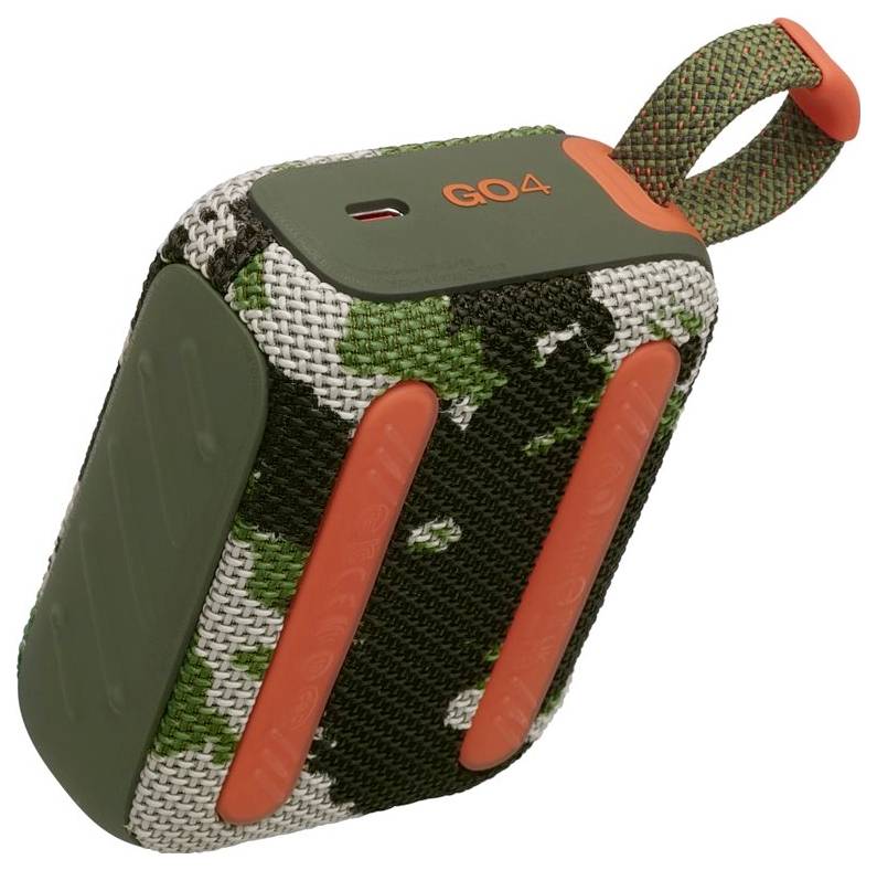JBL Go 4 Bluetooth® Lautsprecher tragbar, staubfest, Wasserfest Camouflage
