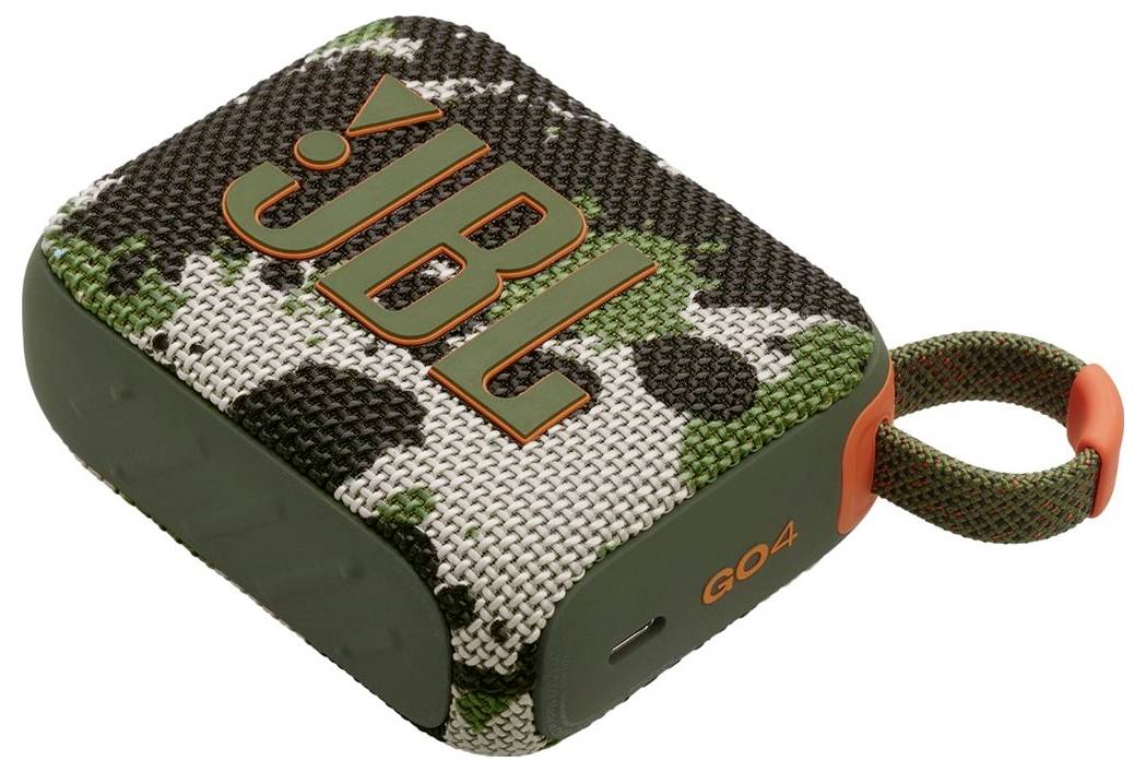 JBL Go 4 Bluetooth® Lautsprecher tragbar, staubfest, Wasserfest Camouflage