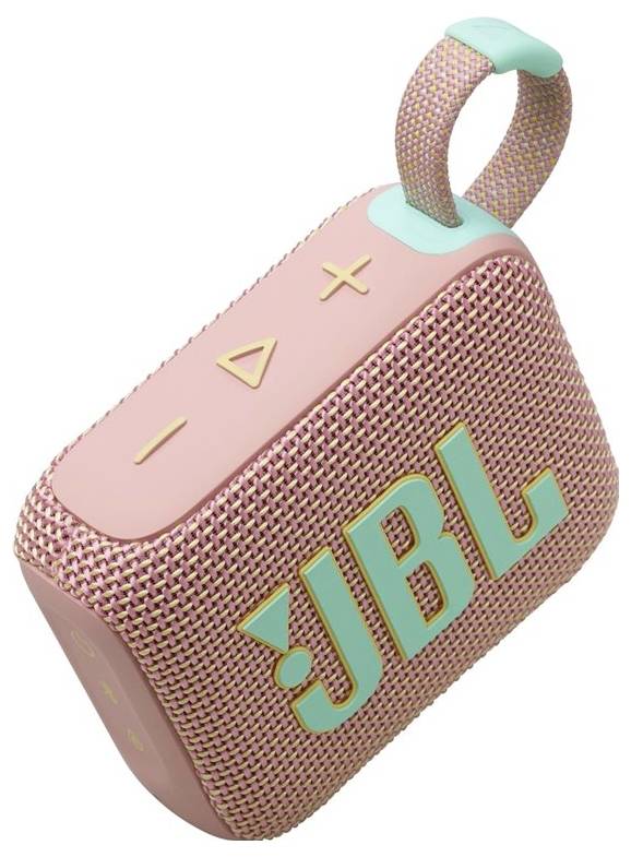 JBL Go 4 Bluetooth® Lautsprecher tragbar, staubfest, Wasserfest Pink