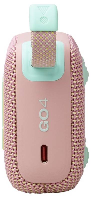 JBL Go 4 Bluetooth® Lautsprecher tragbar, staubfest, Wasserfest Pink
