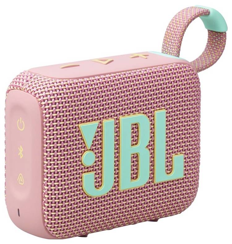 JBL Go 4 Bluetooth® Lautsprecher tragbar, staubfest, Wasserfest Pink