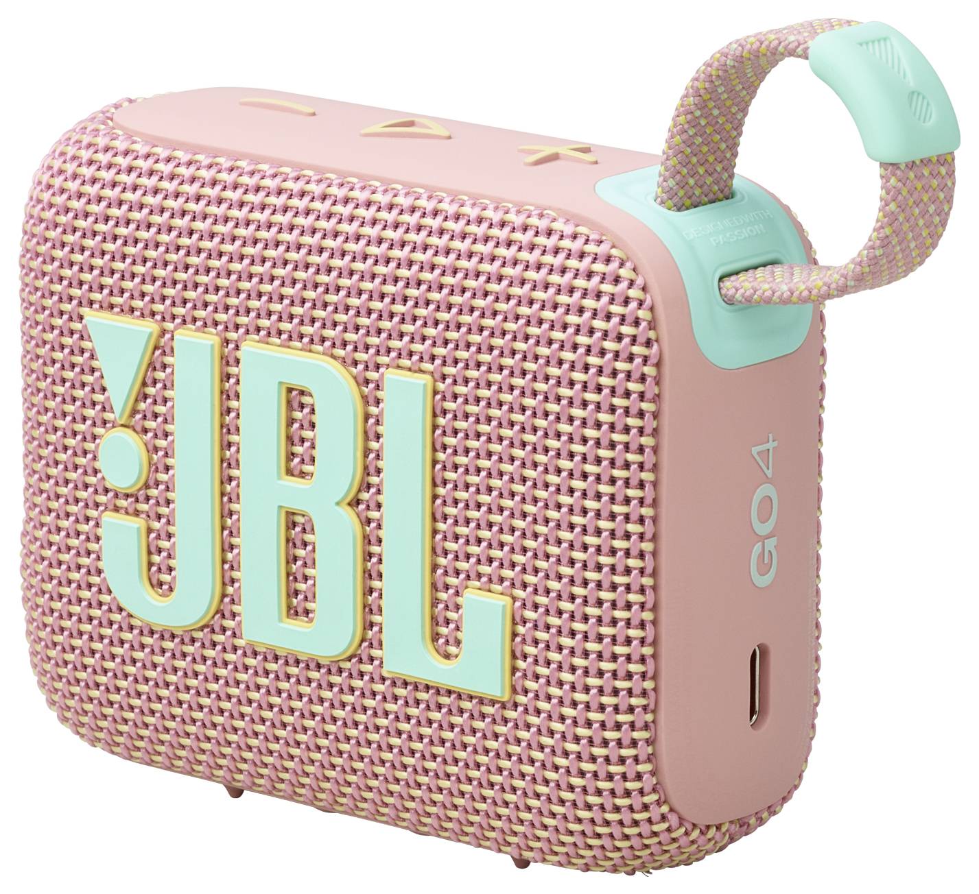 JBL Go 4 Bluetooth® Lautsprecher tragbar, staubfest, Wasserfest Pink