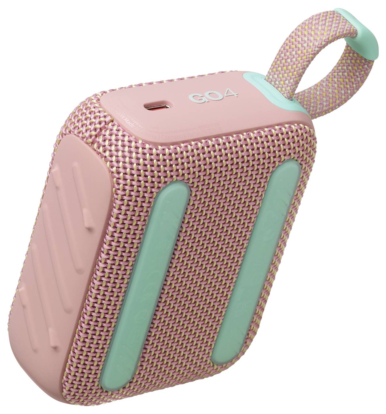 JBL Go 4 Bluetooth® Lautsprecher tragbar, staubfest, Wasserfest Pink