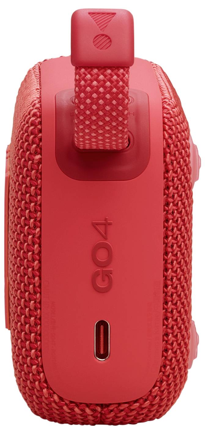 JBL Go 4 Bluetooth® Lautsprecher tragbar, staubfest, Wasserfest Rot