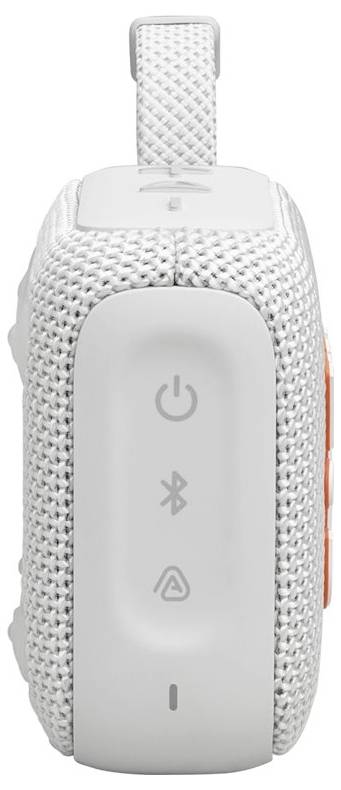 JBL Go 4 Bluetooth® Lautsprecher tragbar, staubfest, Wasserfest Weiß