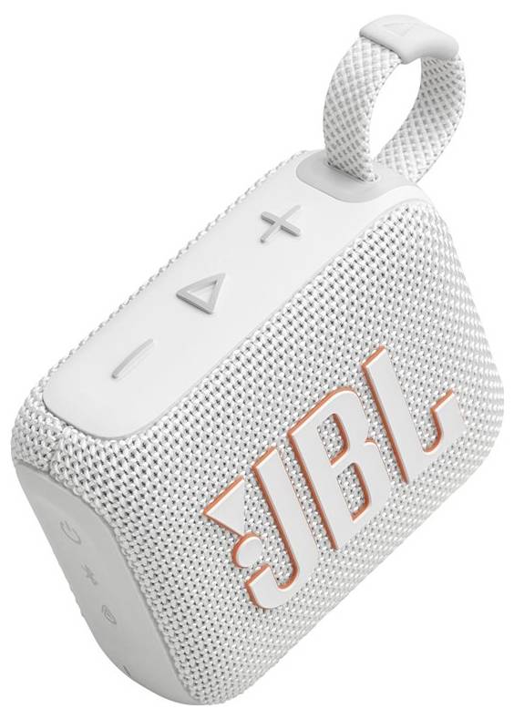 JBL Go 4 Bluetooth® Lautsprecher tragbar, staubfest, Wasserfest Weiß