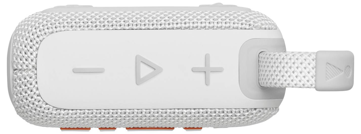 JBL Go 4 Bluetooth® Lautsprecher tragbar, staubfest, Wasserfest Weiß