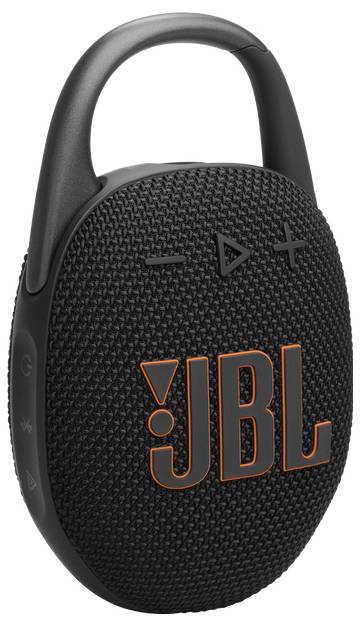 JBL Clip 5 Bluetooth® Lautsprecher tragbar, staubfest, Wasserfest Schwarz