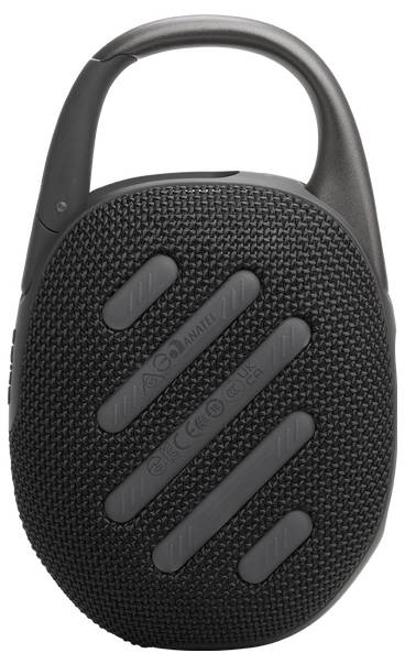 JBL Clip 5 Bluetooth® Lautsprecher tragbar, staubfest, Wasserfest Schwarz