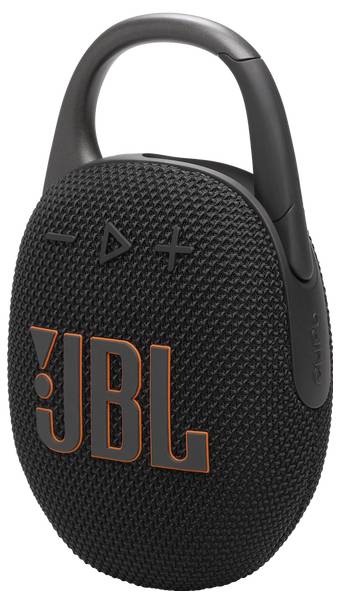 JBL Clip 5 Bluetooth® Lautsprecher tragbar, staubfest, Wasserfest Schwarz