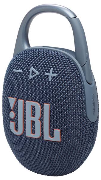 JBL Clip 5 Bluetooth® Lautsprecher tragbar, staubfest, Wasserfest Blau