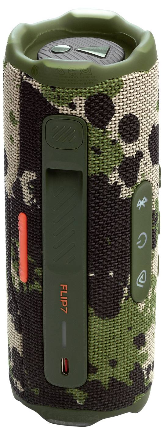 JBL Flip 7 Bluetooth® Lautsprecher tragbar, staubfest, Wasserfest Khaki