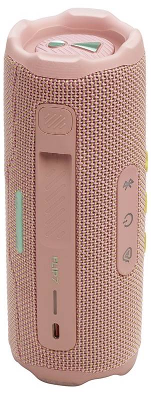 JBL Flip 7 Bluetooth® Lautsprecher tragbar, staubfest, Wasserfest Pink
