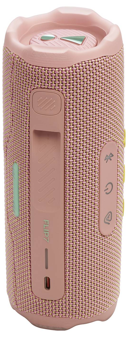 JBL Flip 7 Bluetooth® Lautsprecher tragbar, staubfest, Wasserfest Pink