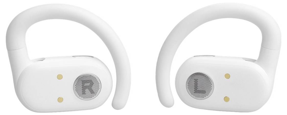 JBL Soundgear Sense In Ear Kopfhörer Kabellos, Bluetooth® Stereo Weiß Ladecase, Lautstärkeregelung, Nackenbügel, Ohrbügel, Touch-Steuerung, Wa