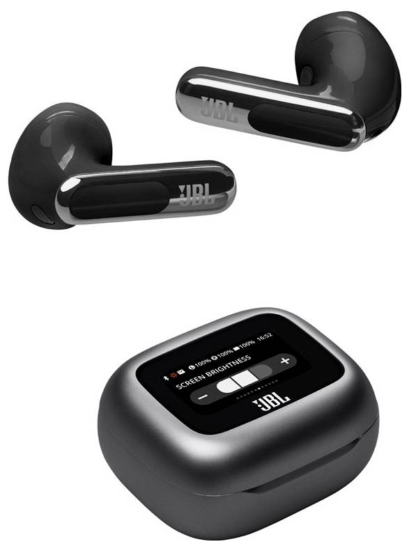 JBL Live Flex 3 In Ear Kopfhörer Kabellos, Bluetooth® Stereo Schwarz Noise Cancelling, Mikrofon-Rauschunterdrückung Ladecase