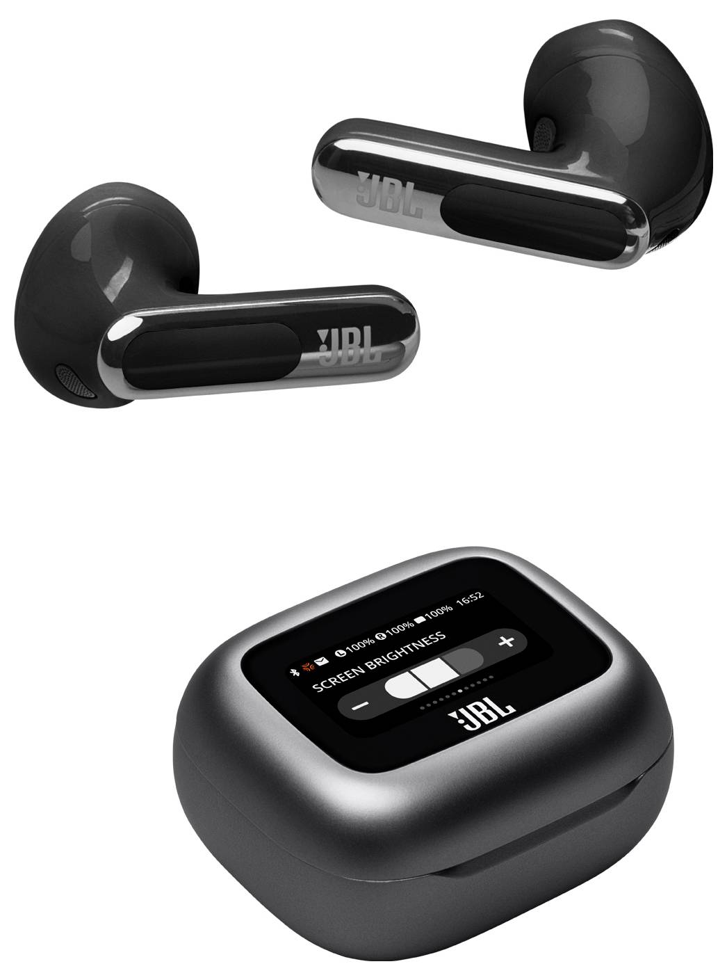 JBL Live Flex 3 In Ear Kopfhörer Kabellos, Bluetooth® Stereo Schwarz Noise Cancelling, Mikrofon-Rauschunterdrückung Ladecase