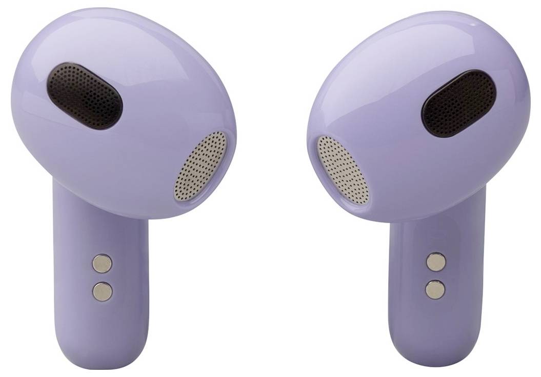 JBL Live Flex 3 In Ear Kopfhörer Kabellos, Bluetooth® Stereo Violett Noise Cancelling, Mikrofon-Rauschunterdrückung Ladecase