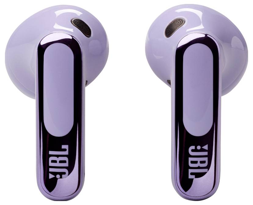 JBL Live Flex 3 In Ear Kopfhörer Kabellos, Bluetooth® Stereo Violett Noise Cancelling, Mikrofon-Rauschunterdrückung Ladecase