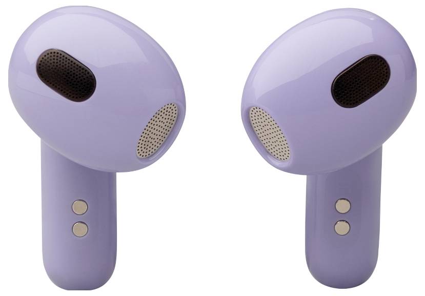 JBL Live Flex 3 In Ear Kopfhörer Kabellos, Bluetooth® Stereo Violett Noise Cancelling, Mikrofon-Rauschunterdrückung Ladecase