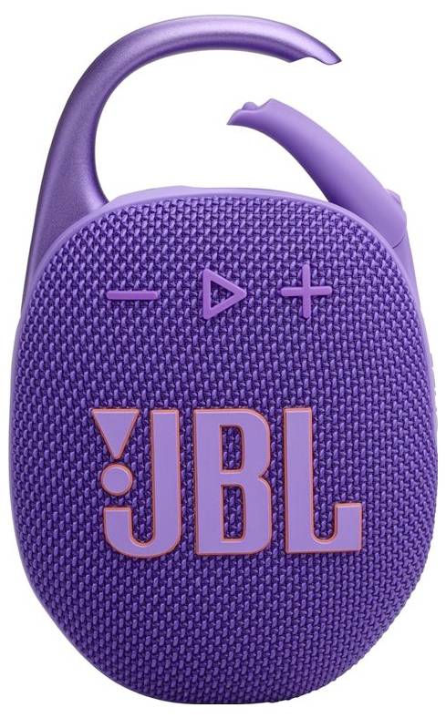 JBL Clip 5 Bluetooth® Lautsprecher tragbar, staubfest, Wasserfest Violett