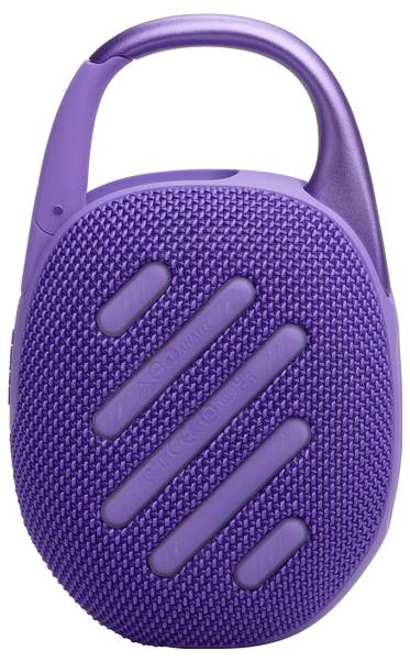 JBL Clip 5 Bluetooth® Lautsprecher tragbar, staubfest, Wasserfest Violett
