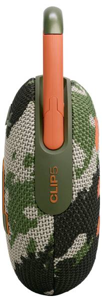 JBL Clip 5 Bluetooth® Lautsprecher tragbar, staubfest, Wasserfest Camouflage
