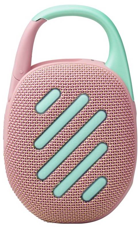 JBL Clip 5 Bluetooth® Lautsprecher tragbar, staubfest, Wasserfest Mint, Pink