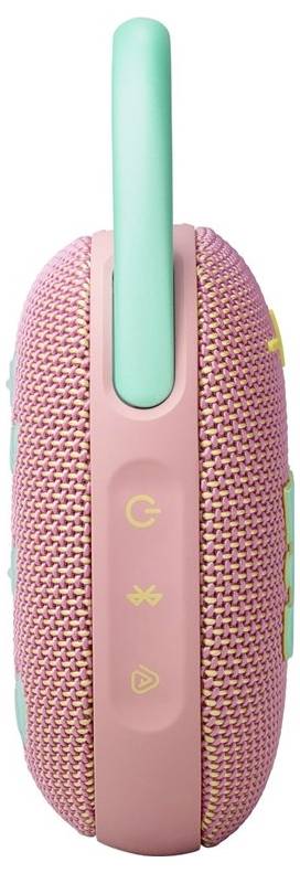 JBL Clip 5 Bluetooth® Lautsprecher tragbar, staubfest, Wasserfest Mint, Pink