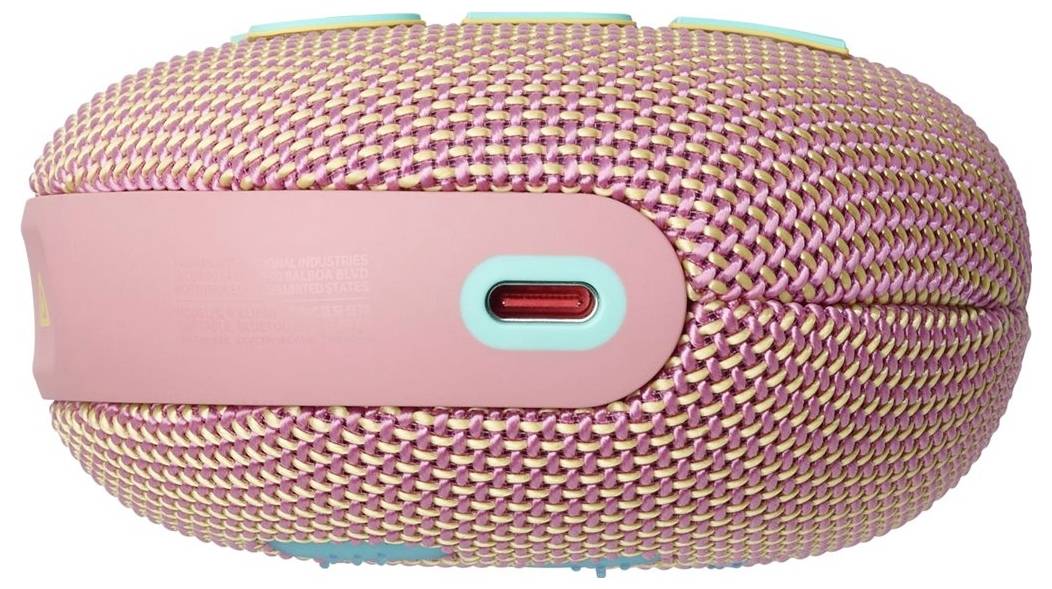 JBL Clip 5 Bluetooth® Lautsprecher tragbar, staubfest, Wasserfest Mint, Pink