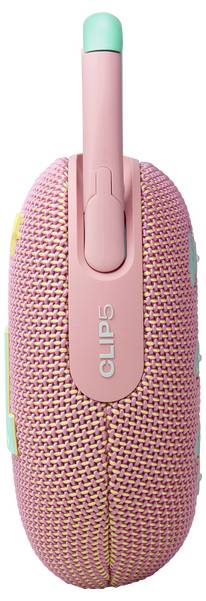 JBL Clip 5 Bluetooth® Lautsprecher tragbar, staubfest, Wasserfest Mint, Pink