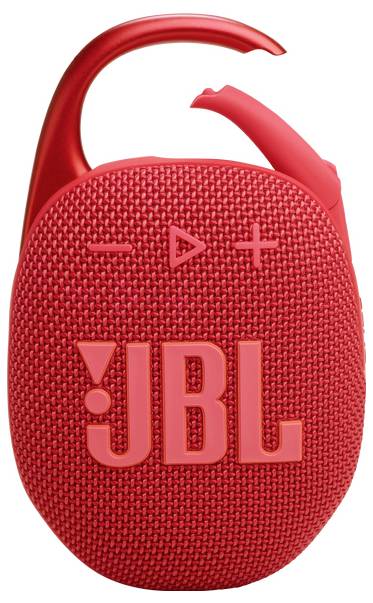 JBL Clip 5 Bluetooth® Lautsprecher tragbar, staubfest, Wasserfest Rot