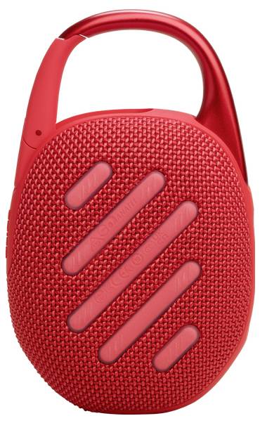 JBL Clip 5 Bluetooth® Lautsprecher tragbar, staubfest, Wasserfest Rot