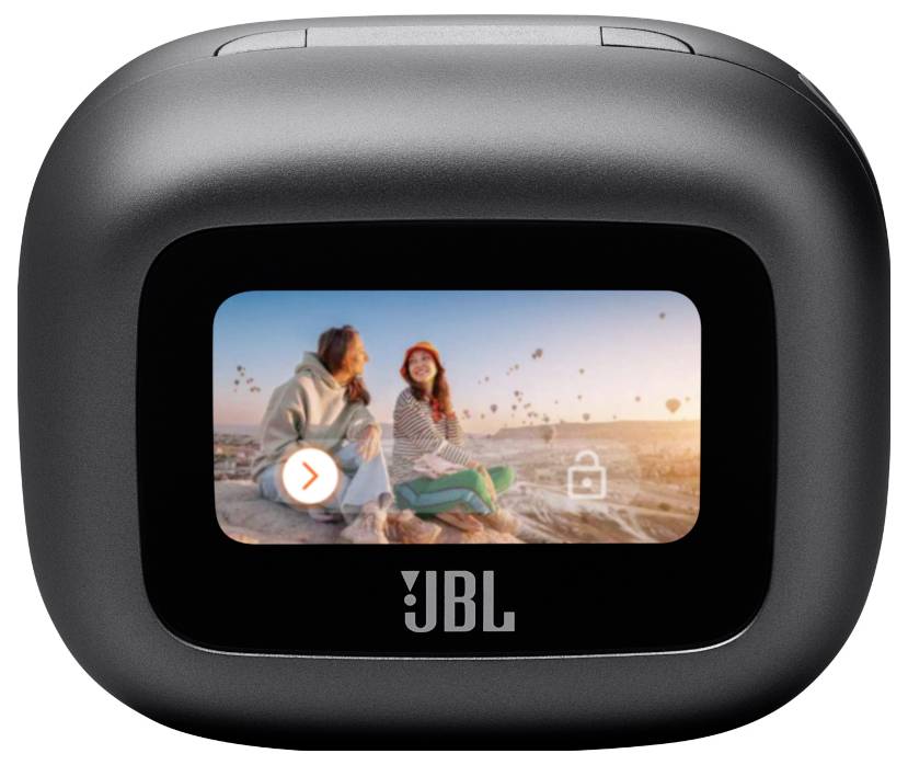 JBL Live Buds 3 In Ear Headset Kabellos, Bluetooth® Stereo Schwarz Noise Cancelling, Mikrofon-Rauschunterdrückung Ladecase, Batterieladeanzeige, La