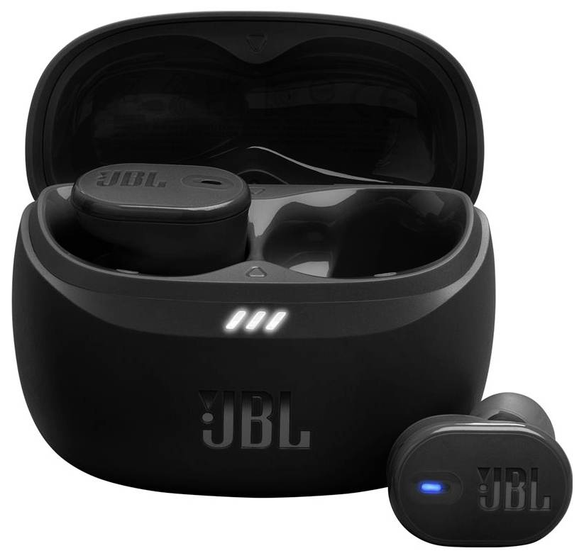 JBL Tune Buds 2 In Ear Kopfhörer Kabellos, Bluetooth® Stereo Schwarz Noise Cancelling, Mikrofon-Rauschunterdrückung Ladecase, Wasserabweisend Hand