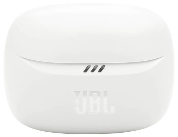 JBL Tune Beam 2 In Ear Kopfhörer Kabellos, Bluetooth® Stereo Weiß Noise Cancelling, Mikrofon-Rauschunterdrückung Ladecase