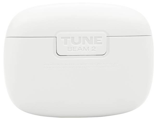 JBL Tune Beam 2 In Ear Kopfhörer Kabellos, Bluetooth® Stereo Weiß Noise Cancelling, Mikrofon-Rauschunterdrückung Ladecase