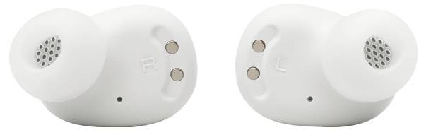 JBL Wave Buds 2 In Ear Kopfhörer Kabellos, Bluetooth® Stereo Weiß Noise Cancelling, Mikrofon-Rauschunterdrückung Ladecase, Wasserbeständig Handy