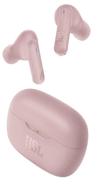JBL Wave Flex 2 In Ear Kopfhörer Kabellos, Bluetooth® Stereo Pink Mikrofon-Rauschunterdrückung Ladecase, Lautstärkeregelung, Wasserbeständig Han