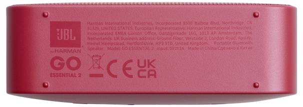 JBL GO Essential 2 Bluetooth® Lautsprecher Rot
