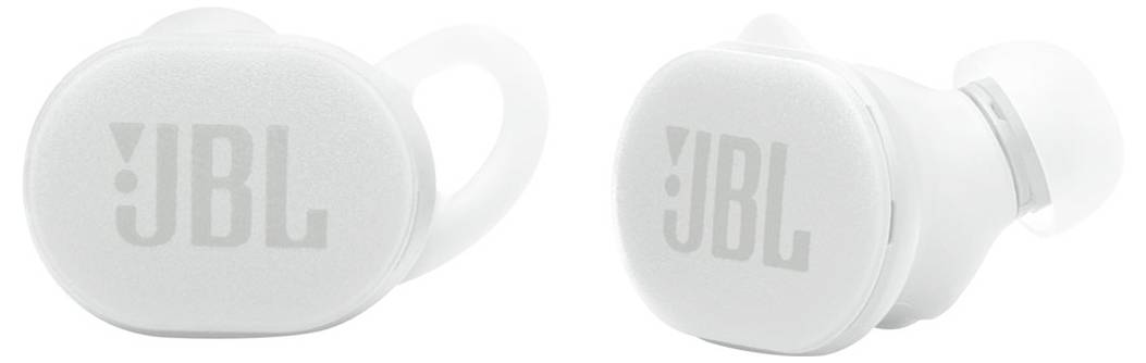 JBL Endurance Race 2 In Ear Kopfhörer Kabellos, Bluetooth® Stereo Weiß Noise Cancelling, Mikrofon-Rauschunterdrückung Ladecase