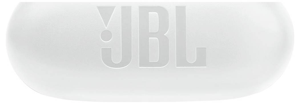 JBL Endurance Race 2 In Ear Kopfhörer Kabellos, Bluetooth® Stereo Weiß Noise Cancelling, Mikrofon-Rauschunterdrückung Ladecase