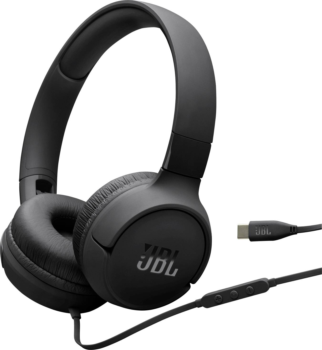 JBL Tune 520C On Ear Kopfhörer kabelgebunden Schwarz Faltbar, Fernbedienung Handy
