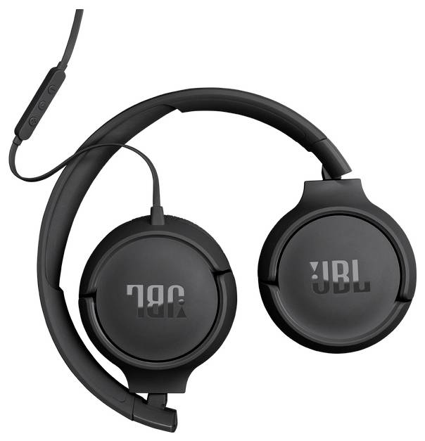 JBL Tune 520C On Ear Kopfhörer kabelgebunden Schwarz Faltbar, Fernbedienung Handy