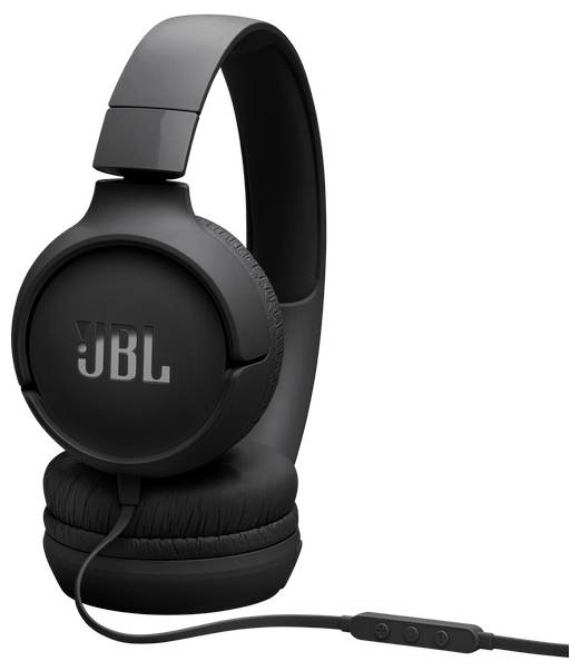 JBL Tune 520C On Ear Kopfhörer kabelgebunden Schwarz Faltbar, Fernbedienung Handy
