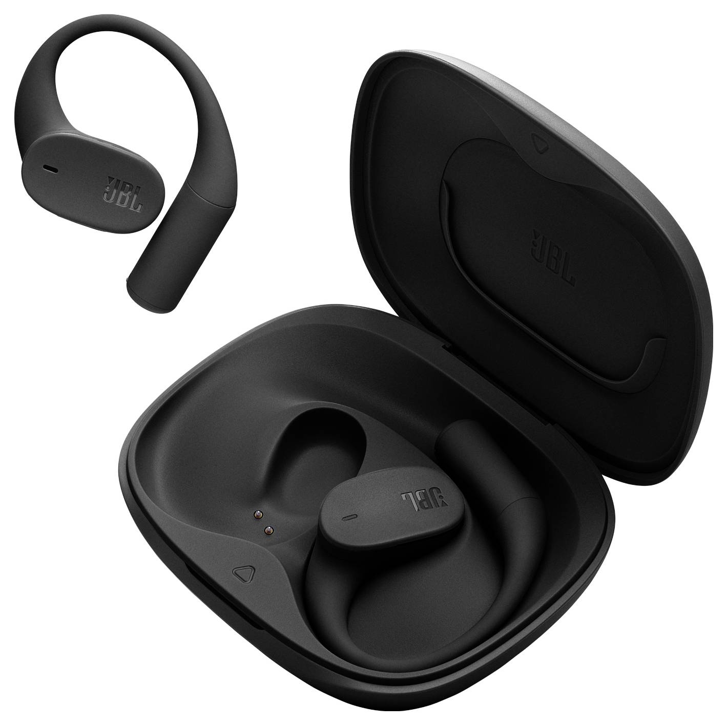 JBL Sense Lite In Ear Kopfhörer Kabellos, Bluetooth® Schwarz Ladecase, Ohrbügel HiFi